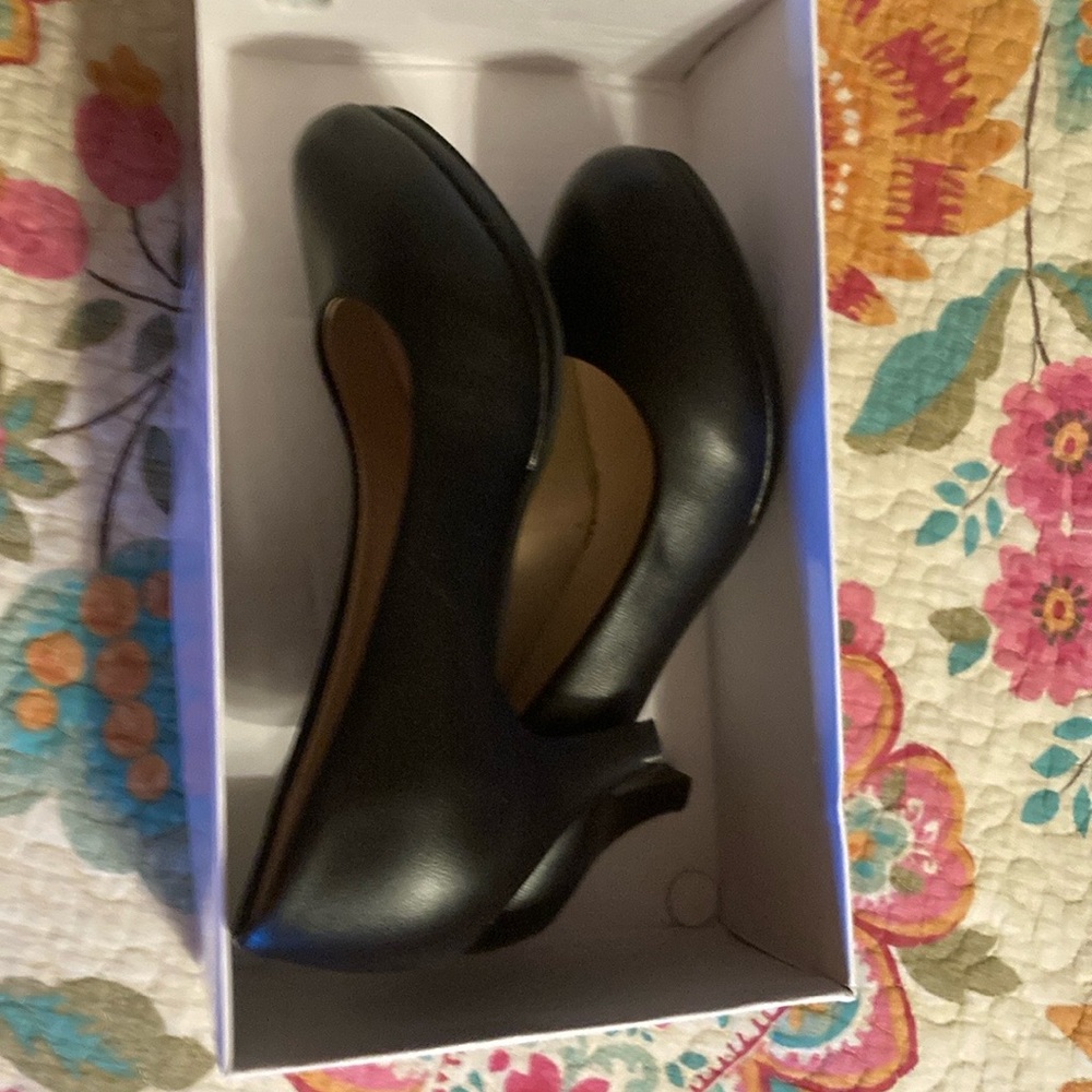 The heels are never worn